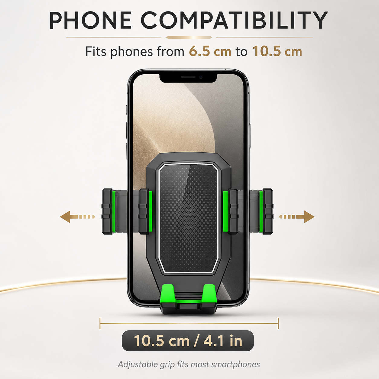 Drivegy™ Cup Holder Phone Mount with Adjustable Drink Cup Base