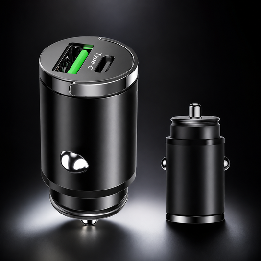 Drivegy™ 100W USB-C Fast Car Charger Compatible with iPhone and Android Devices