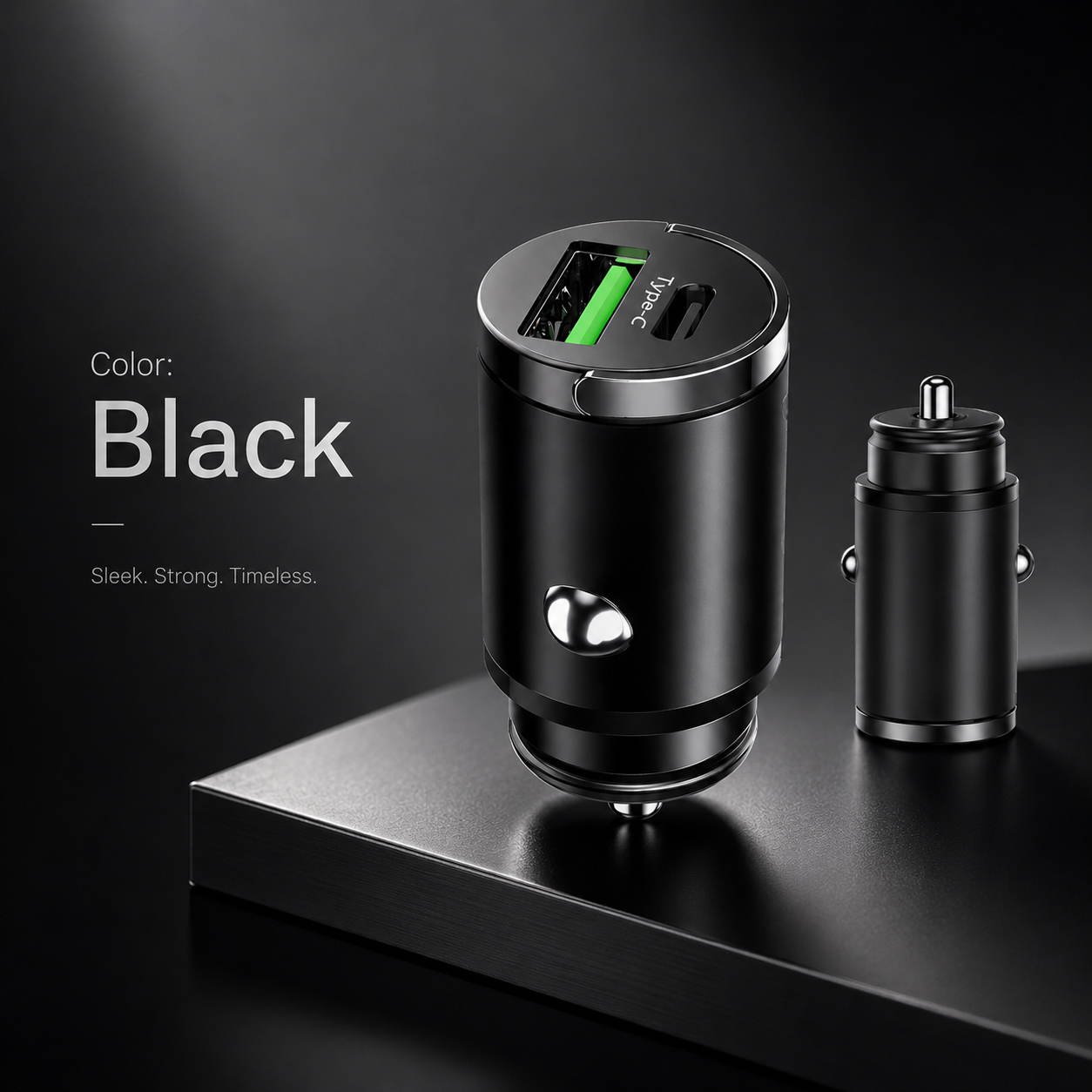 Drivegy™ 100W USB-C Fast Car Charger Compatible with iPhone and Android Devices