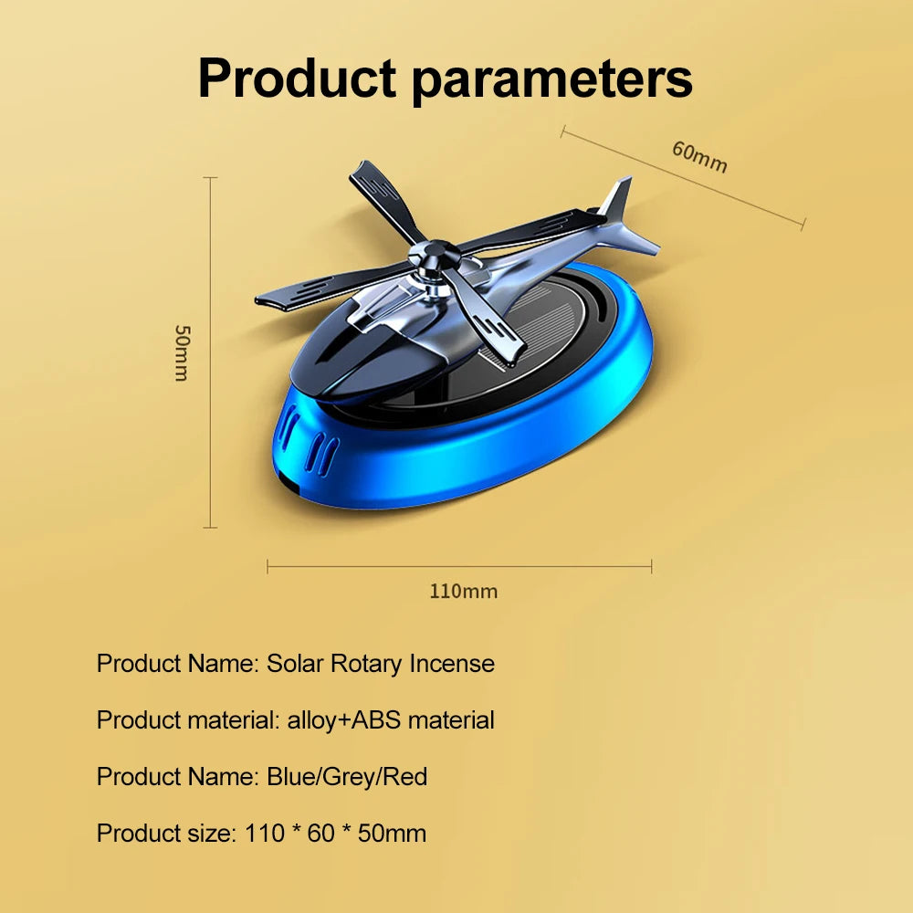 Drivegy™ HeliSpin – Helicopter Solar Car Diffuser