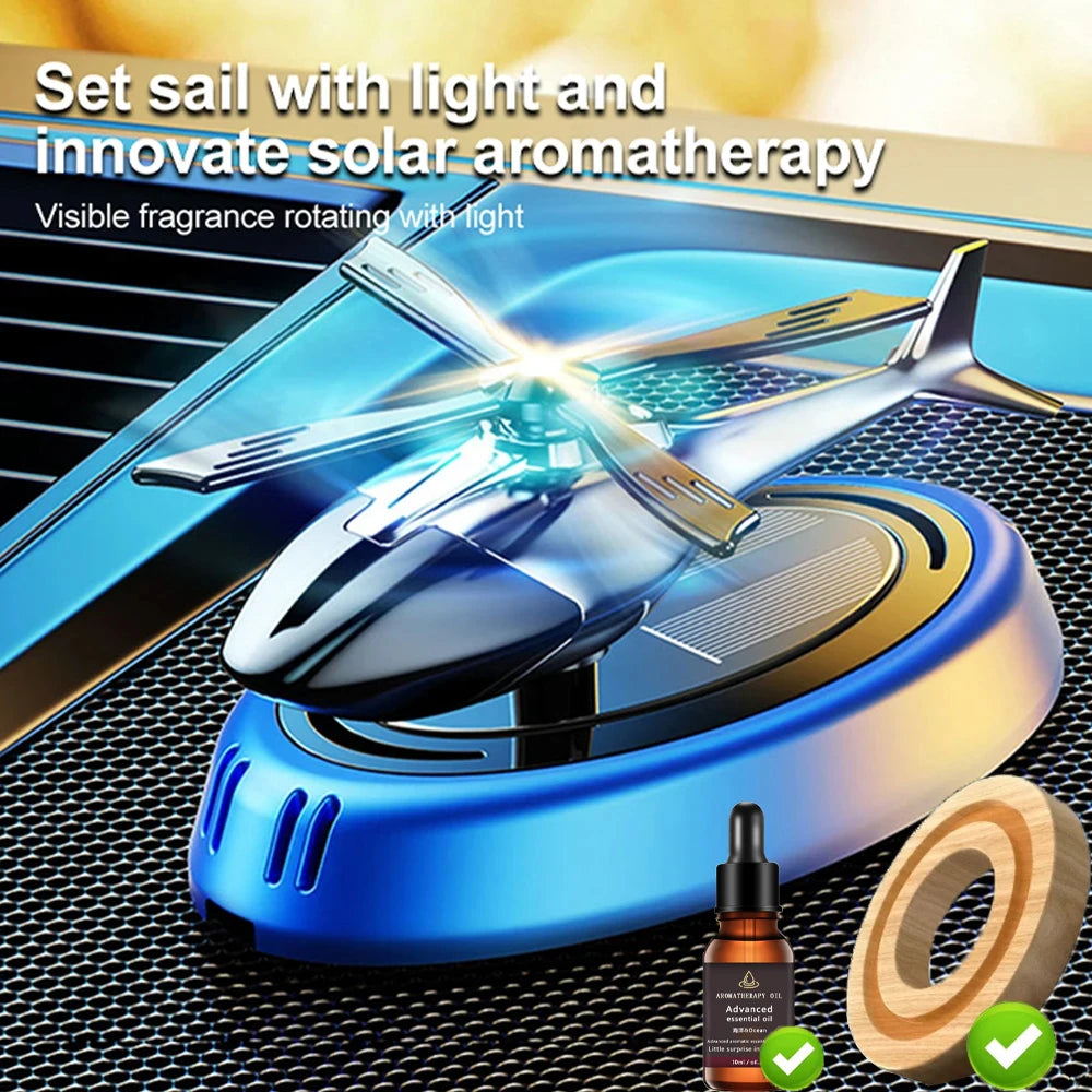 Drivegy™ HeliSpin – Helicopter Solar Car Diffuser