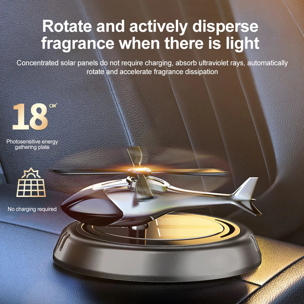 Drivegy™ HeliSpin – Helicopter Solar Car Diffuser