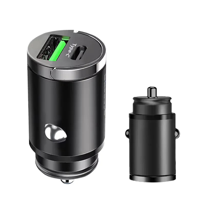 Drivegy™ 100W USB-C Fast Car Charger Compatible with iPhone and Android Devices