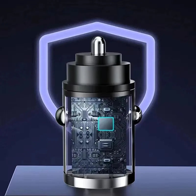 Drivegy™ 100W USB-C Fast Car Charger Compatible with iPhone and Android Devices
