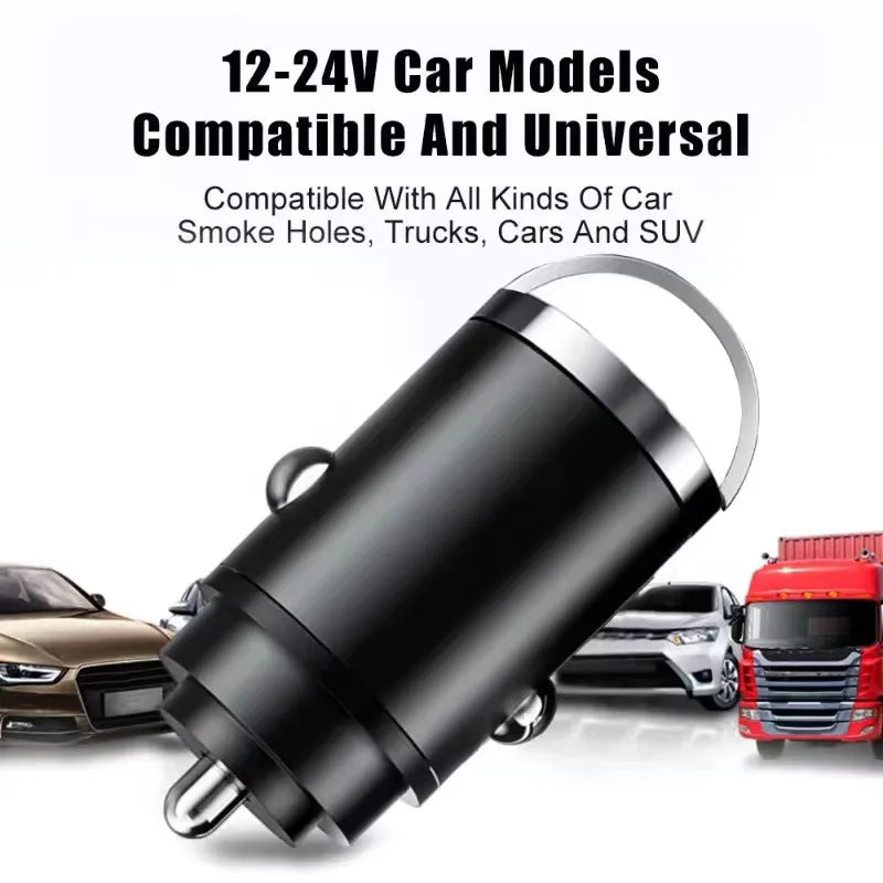 Drivegy™ 100W USB-C Fast Car Charger Compatible with iPhone and Android Devices