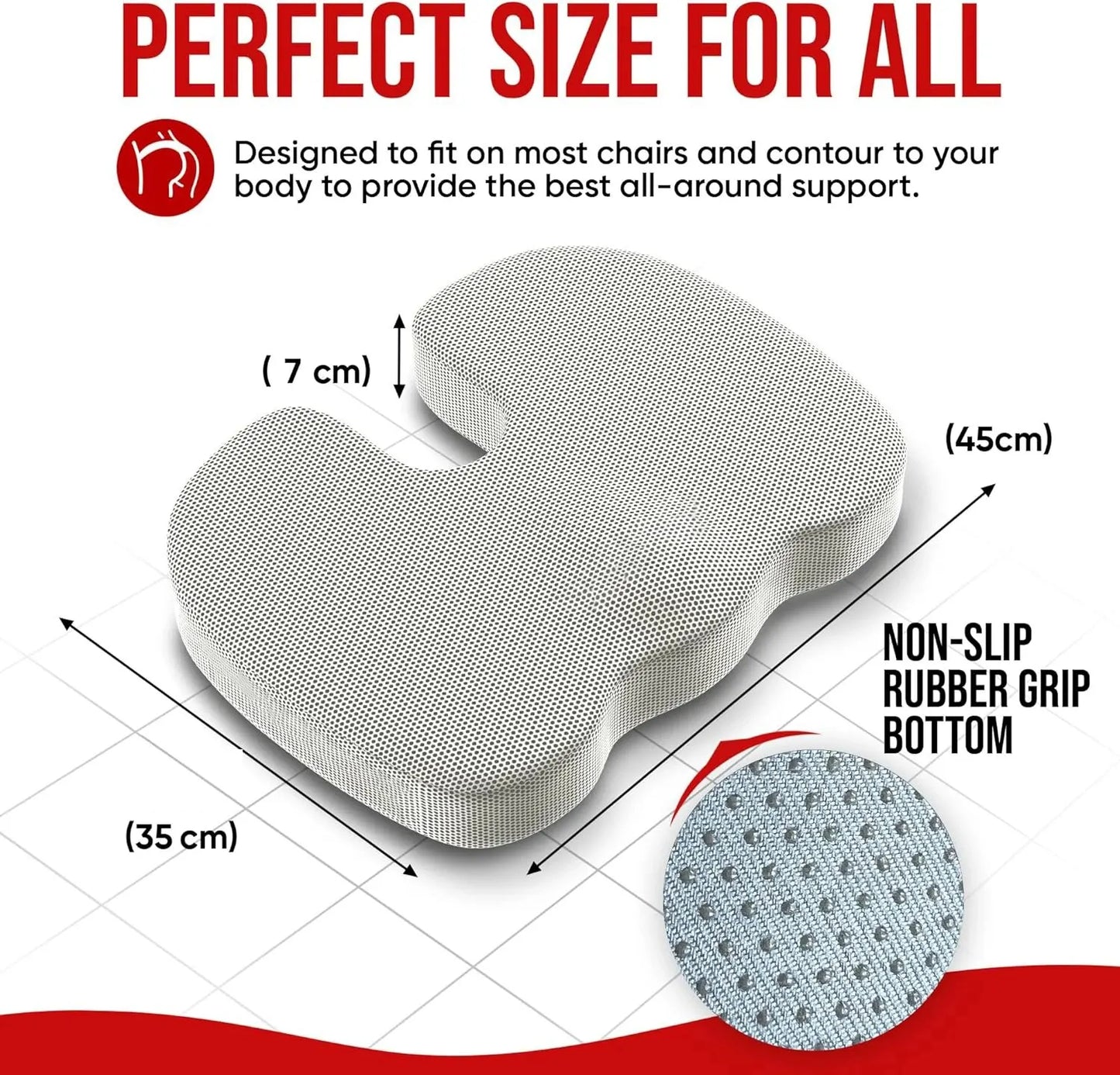 Drivegy™ Ergonomic Seat Cushion for Long Drives