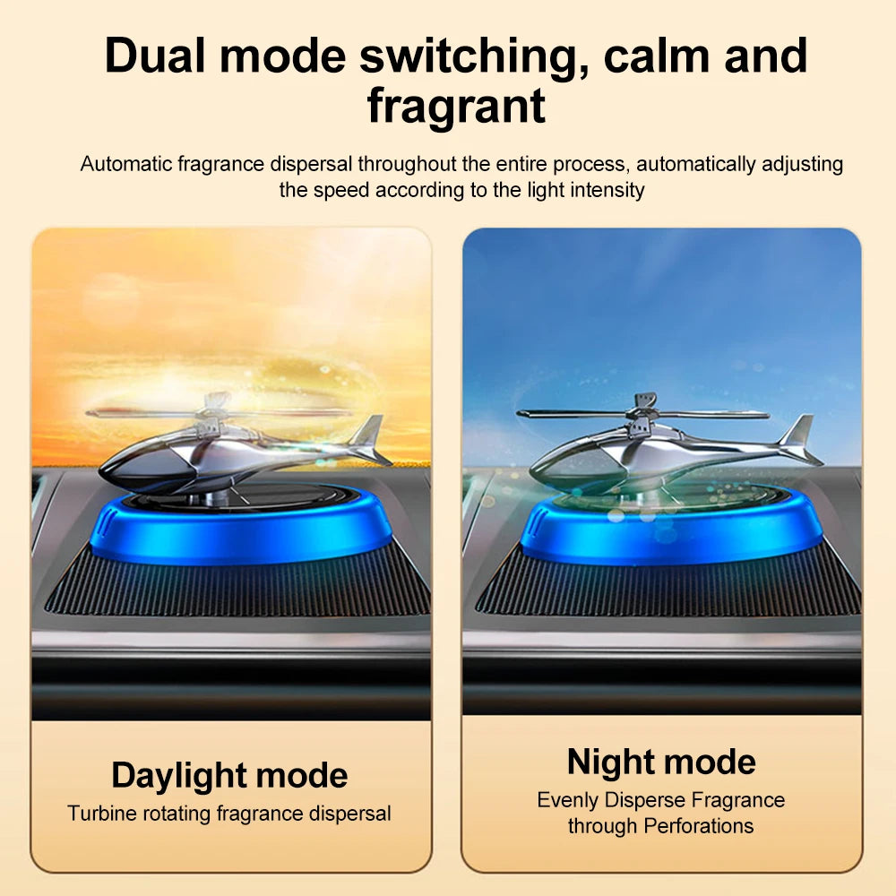 Drivegy™ HeliSpin – Helicopter Solar Car Diffuser